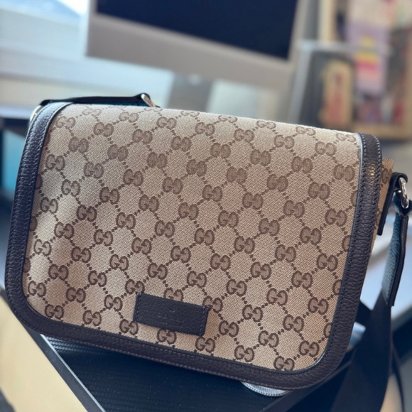 Gucci Messenger Crossbody Guccissima GG Unisex - Picture 7 of 10